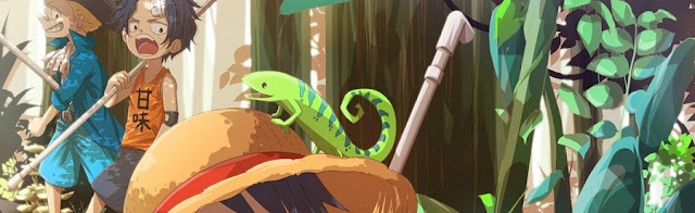 Gambar Sabo Menggunakan Senjata Pipa